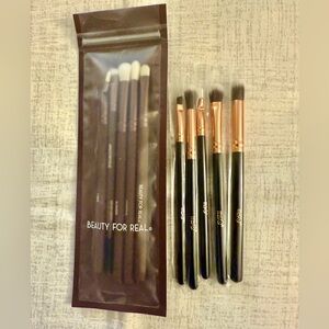 New Beauty For Real Essential Pro I-Brush Set + MSQ Eye Brush Bundle
